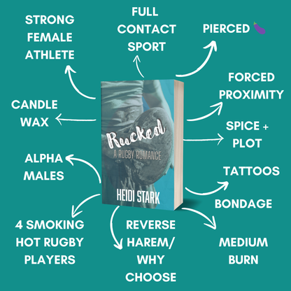 RUCKED: A Rugby Romance Signed Paperback Soft Cover (+ Swag!)