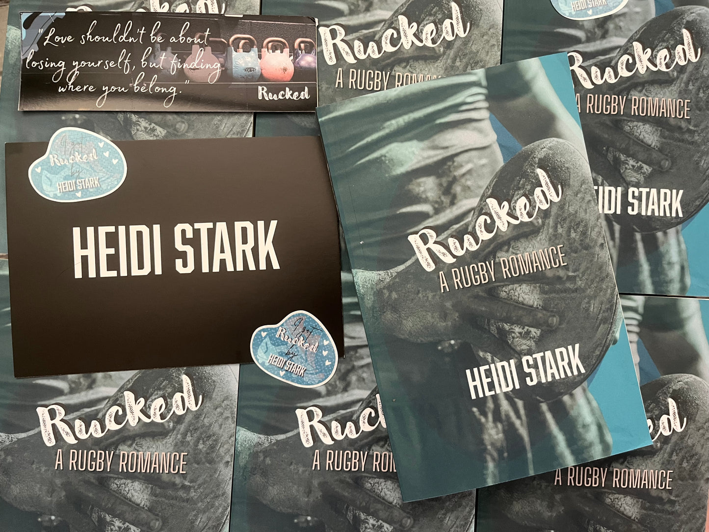 RUCKED: A Rugby Romance Signed Paperback Soft Cover (+ Swag!)